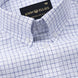 Crane Navy Blue Check Button Down Linen Shirt - John Ellies