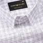 Crane Black Windowpane Check Button Down Linen Shirt - John Ellies