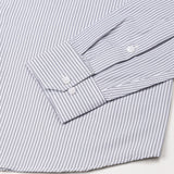 Ajrakh Grey Cotton Stripes Shirt