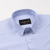 Ajrakh Blue Cotton Stripes Shirt