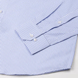Ajrakh Blue Cotton Stripes Shirt