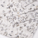 Dyncus Olive Floral Printed Linen Shirt - John Ellies