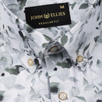 Dyncus Green Floral Printed Linen Shirt - John Ellies