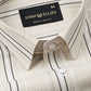 Rownin Beige Cotton Stripes Shirt - John Ellies