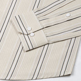 Rownin Beige Cotton Stripes Shirt - John Ellies