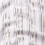Rownin Brown Cotton Stripes Shirt - John Ellies