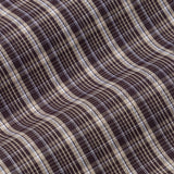 Aethar Brown Check Button Down Cotton Shirt - John Ellies