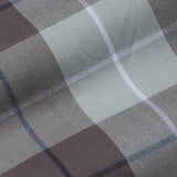 Aethar Olive Check Button Down Cotton Shirt - John Ellies