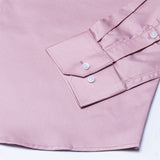 Luvris Dusky Pink Plain Cutaway Premium Cotton Shirt