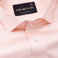 Luvris Peach Plain Cutaway Premium Cotton Shirt - John Ellies