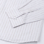 Quack Brown Strips Button Down Linen Shirt - John Ellies