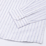 Quack Blue Strips Button Down Linen Shirt - John Ellies