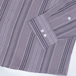 Mocha Pink Stripe Button Down Oxford Cotton Shirt - John Ellies