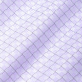 Scribble Lavender Check Cutaway Cotton Shirt - John Ellies