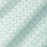 Scribble Lime Check Cutaway Cotton Shirt - John Ellies