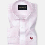 Regals Red Check Cutaway Cotton Shirt - John Ellies