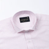 Regals Red Check Cutaway Cotton Shirt - John Ellies
