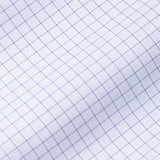 Regals Navy Blue Check Cutaway Cotton Shirt - John Ellies