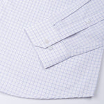 Regals Blue Check Cutaway Cotton Shirt - John Ellies