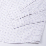 Regals White Check Cutaway Cotton Shirt - John Ellies