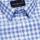 Kryox Blue Check Linen Shirt - John Ellies