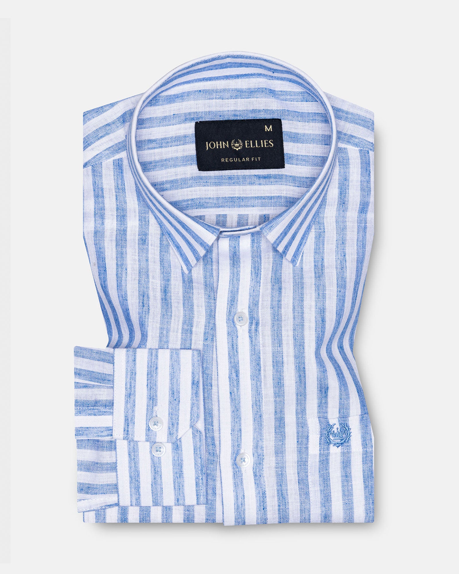 Kryox Blue Stripes Linen Shirt