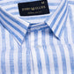 Kryox Blue Stripes Linen Shirt - John Ellies