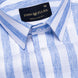 Kryox Blue Bold Stripes Linen Shirt - John Ellies