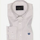 Peisky Khaki Cotton Stripes Shirt - John Ellies