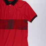 Midnight Red Stripe Cotton T-Shirt