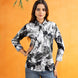 Bloom Green Design Cotton Women Shirt - John Ellies