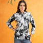 Bloom Green Design Cotton Women Shirt - John Ellies