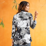 Bloom Green Design Cotton Women Shirt - John Ellies