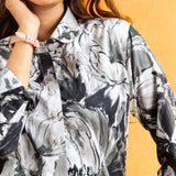 Bloom Green Design Cotton Women Shirt - John Ellies