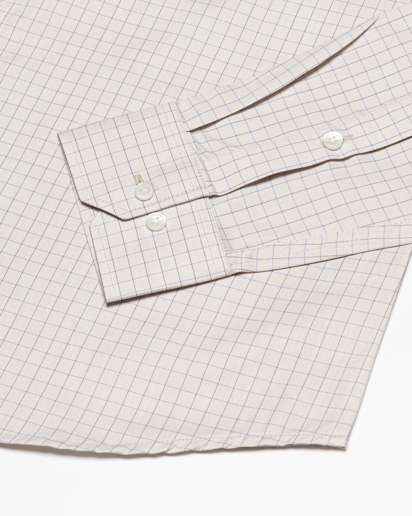 Peisky Khaki Check Cotton Shirt - John Ellies