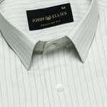 Peisky Olive Stripes Cotton Shirt - John Ellies