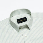 Peisky Olive Stripes Cotton Shirt - John Ellies