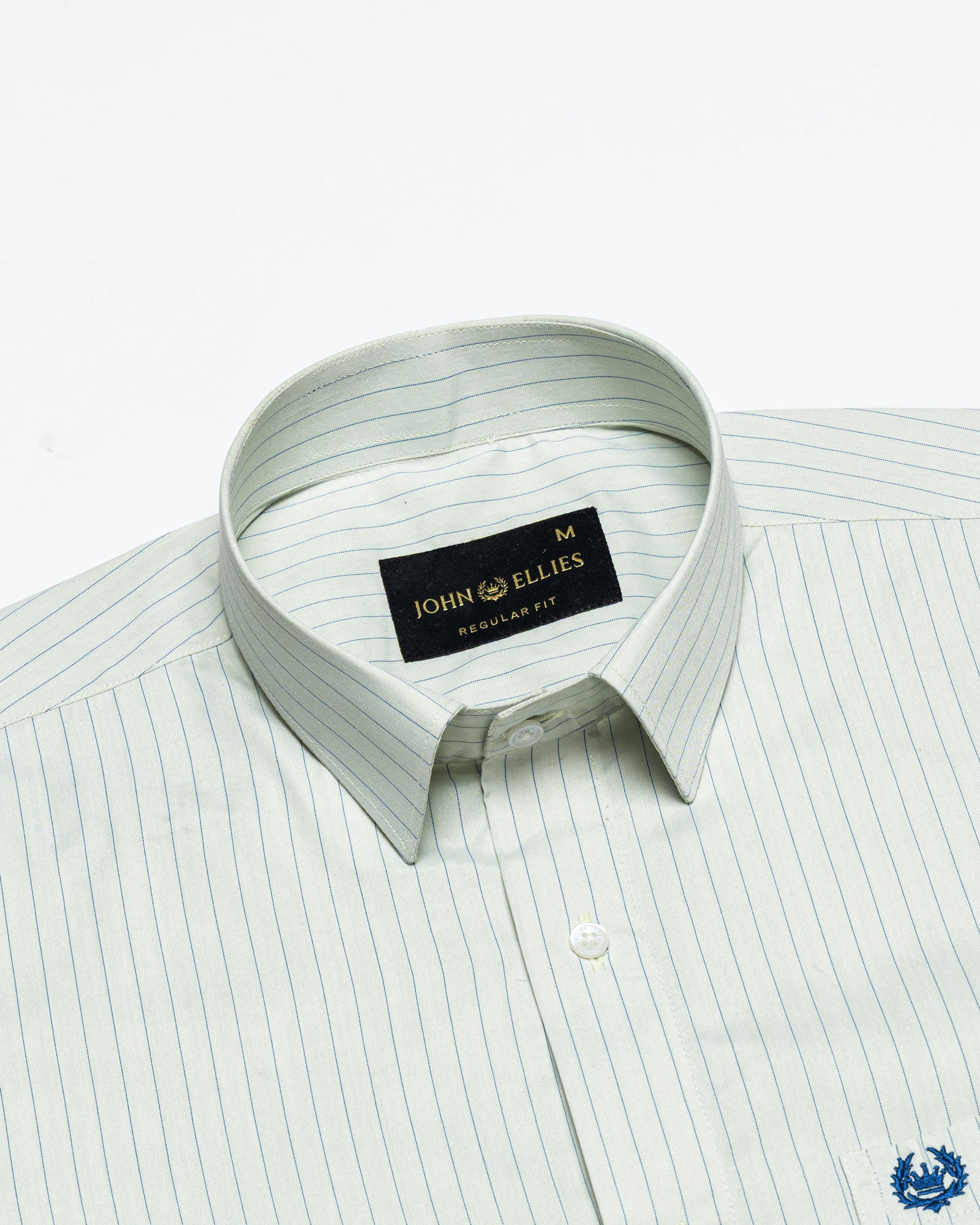 Peisky Olive Stripes Cotton Shirt - John Ellies