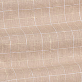 Maison Orange Check Button Down Linen Shirt