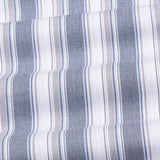 Rubern Navy Blue Stripes Button Down Cotton Shirt - John Ellies