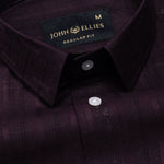 Veda Purple Stripes Linen Shirt - John Ellies