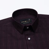Veda Purple Stripes Linen Shirt - John Ellies