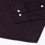 Veda Purple Stripes Linen Shirt - John Ellies