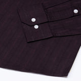 Veda Purple Stripes Linen Shirt - John Ellies