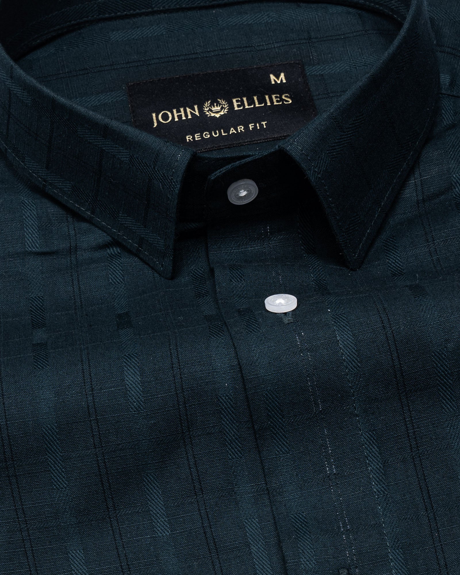 Veda Teal Stripes Linen Shirt - John Ellies