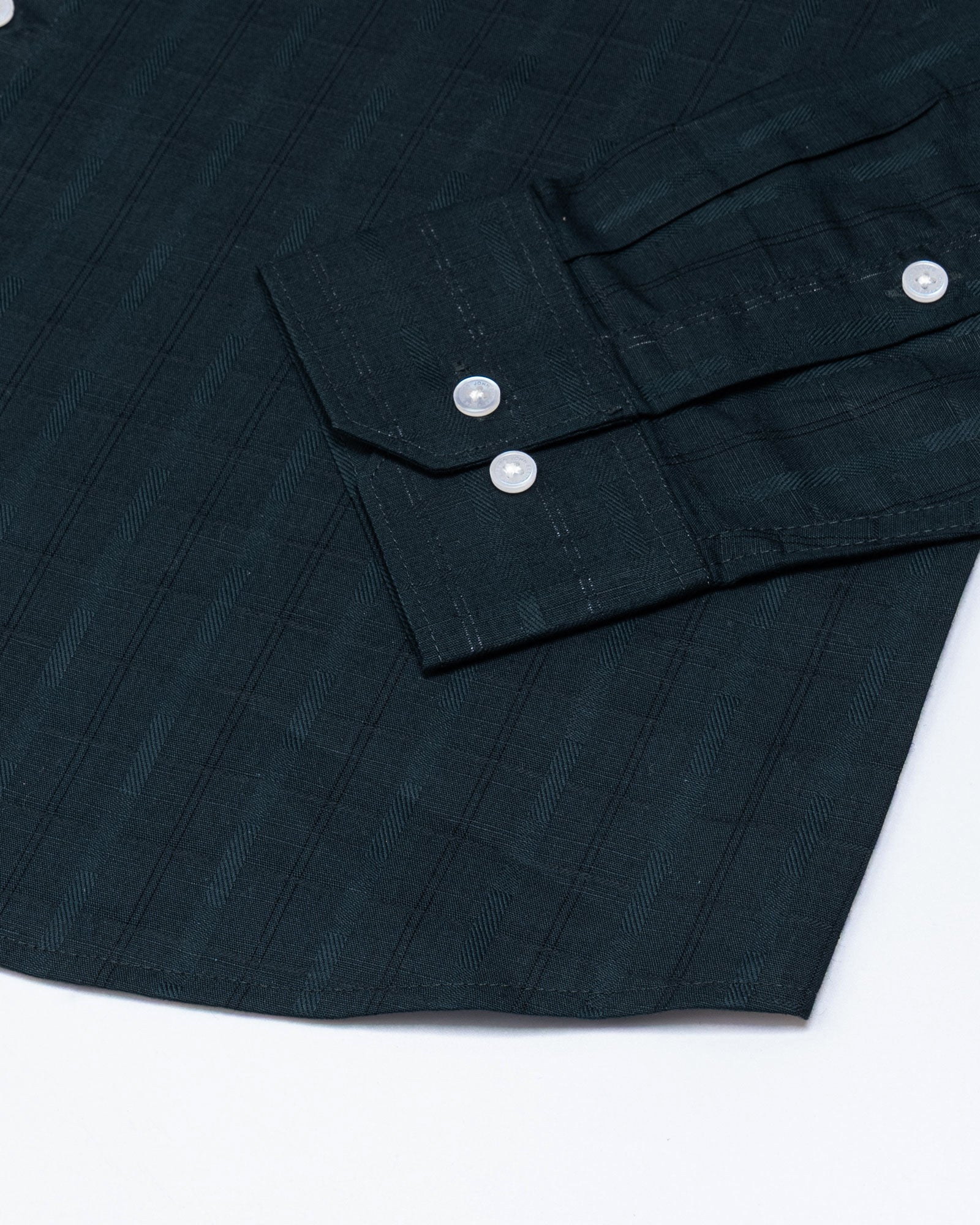 Veda Teal Stripes Linen Shirt - John Ellies