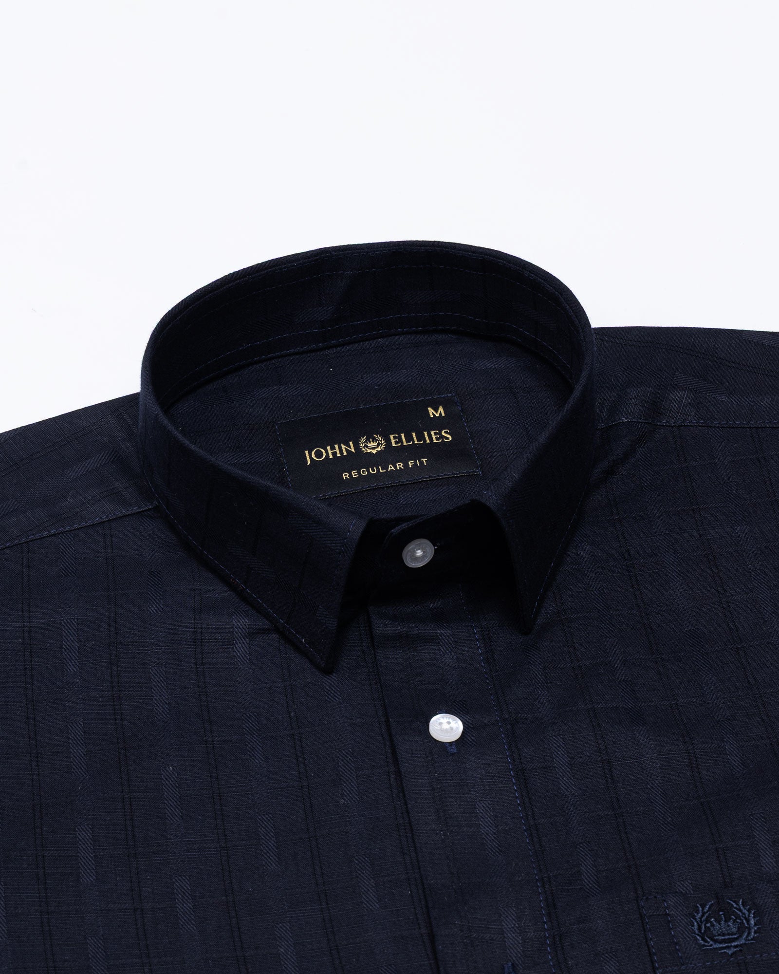 Veda Navy Blue Stripes Linen Shirt - John Ellies