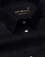 Veda Black Stripes Linen Shirt
