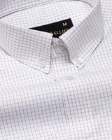 Jynx Black Check Button Down Cotton Shirt