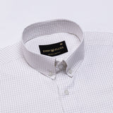 Jynx Brown Check Button Down Cotton Shirt